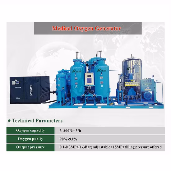 Chenrui Air Separation Plant Medical O2 Oxigen Gas Psa Oxygen Generator Equipment